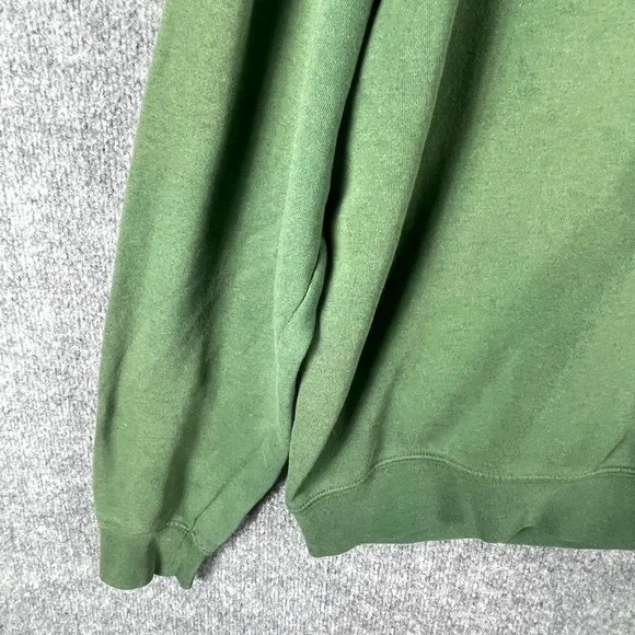 VTG Michigan State Spartans Sweatshirt Mens large Green Embrodiered Faded Y2K - Picture 7 of 13